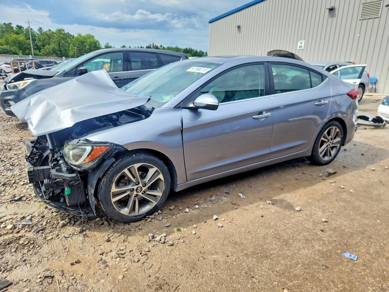 2017 HYUNDAI ELANTRA LIMITED | 5NPD84LF3HH003801 | UPCARS