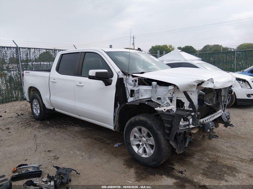 2021 CHEVROLET SILVERADO 1500 4WD  SHORT BED LT | 1GCUYDED0MZ359878 | UPCARS