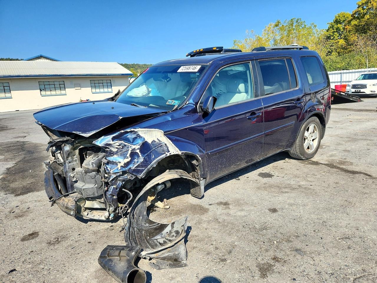 2010 HONDA PILOT EXL | 5FNYF4H5XAB017657 | UPCARS