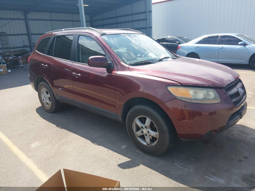 2008 HYUNDAI SANTA FE GLS | 5NMSG13D58H188339 | UPCARS