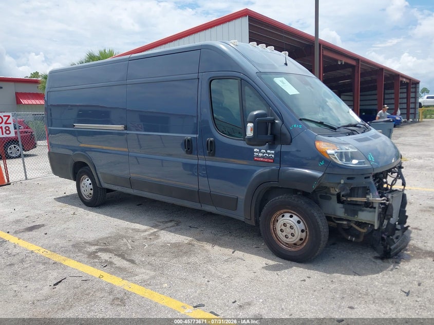 2021 RAM PROMASTER 3500 CARGO VAN HIGH ROOF 159 WB EXT | 3C6MRVJG5ME586621 | UPCARS
