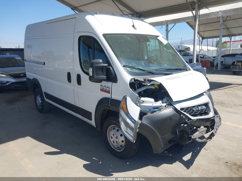2022 RAM PROMASTER 1500 HIGH ROOF 136 WB | 3C6LRVBG5NE102328 | UPCARS