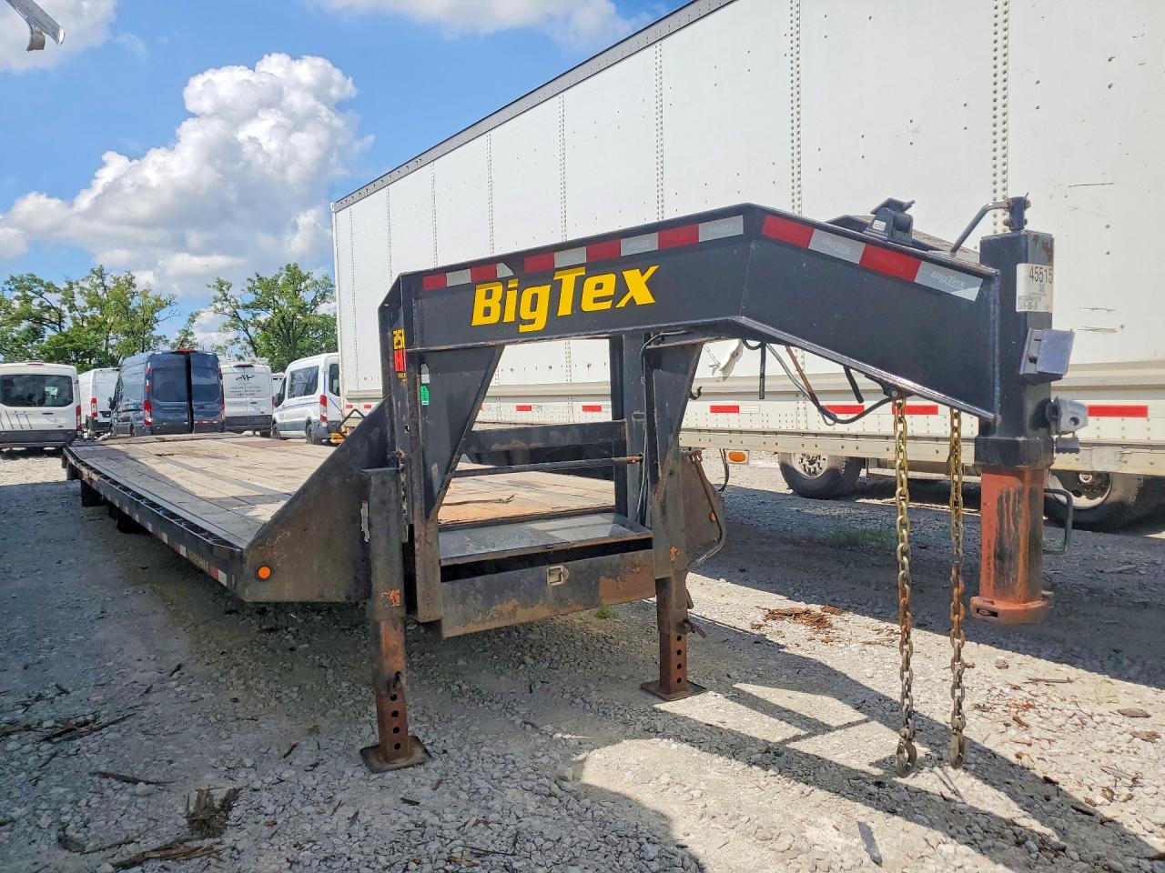 2023 BIGTEX UNKNOWN BIG TEX 25GN-35BK+5MR EQUIPMENT TRAILER | 16V3F4820P6245515 | UPCARS