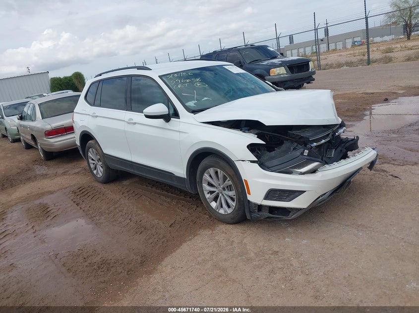 2019 VOLKSWAGEN TIGUAN 2.0T S | 3VV1B7AX1KM078713 | UPCARS