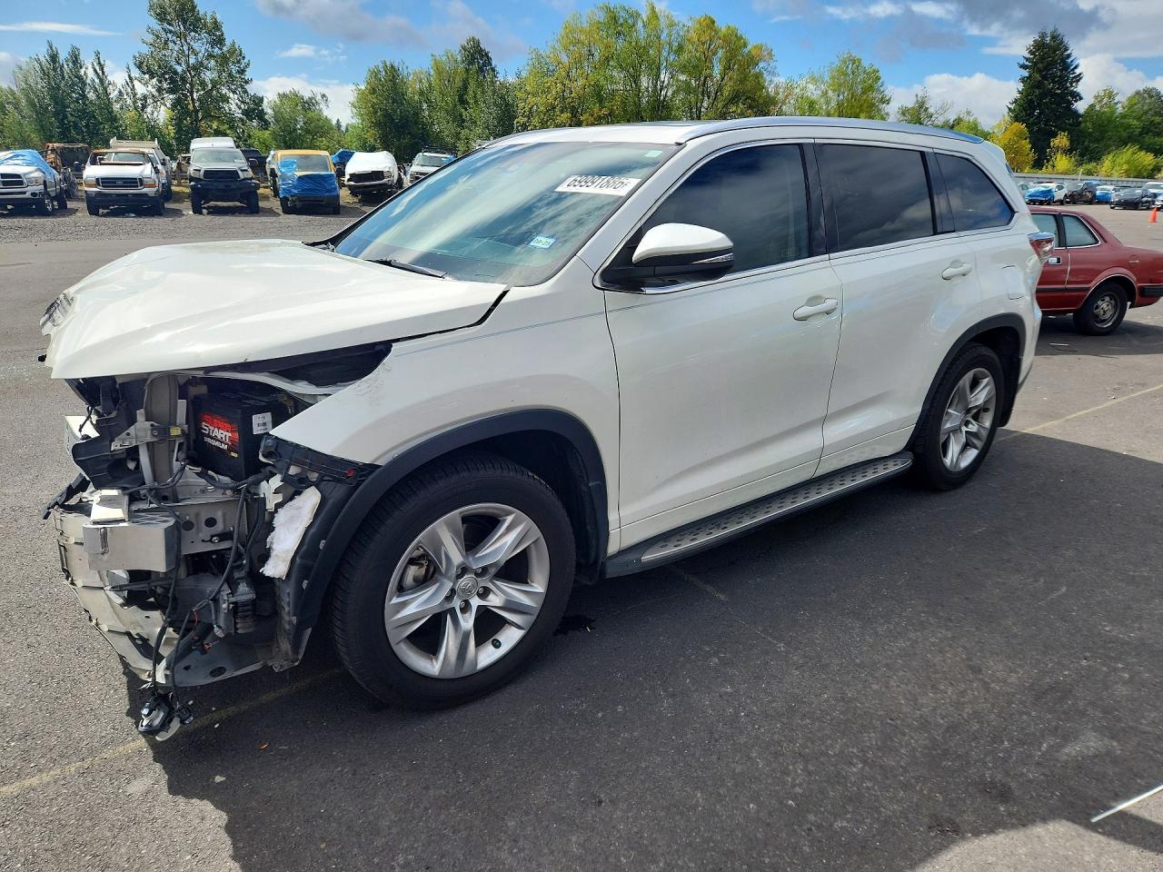 2015 TOYOTA HIGHLANDER LIMITED PLATINUM | 5TDDKRFH0FS210763 | UPCARS