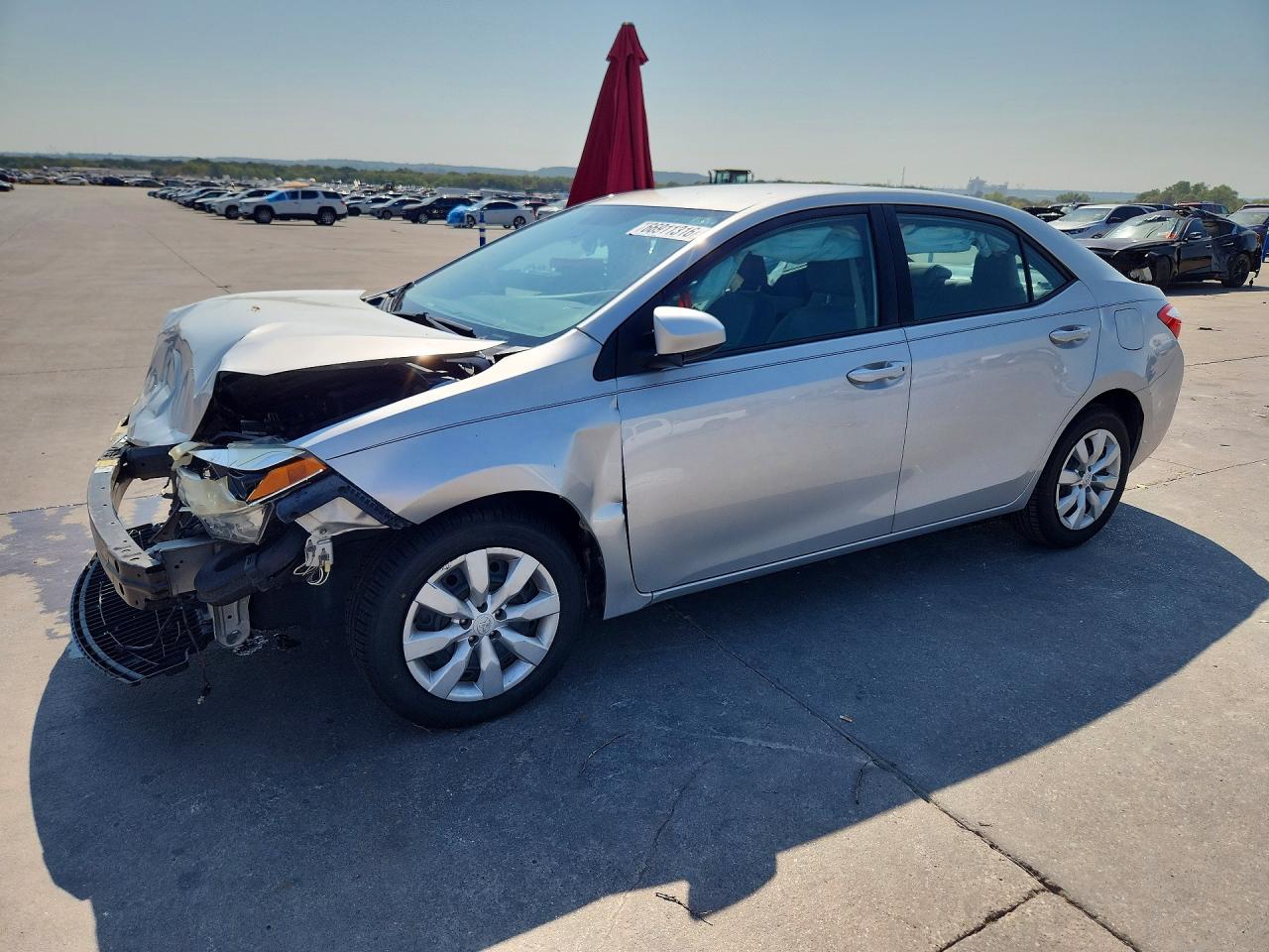 2016 TOYOTA COROLLA LE | 5YFBURHE9GP460615 | UPCARS