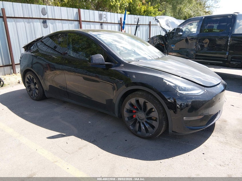2022 TESLA MODEL Y PERFORMANCE DUAL MOTOR ALL-WHEEL DRIVE | 7SAYGDEF3NF395869 | UPCARS