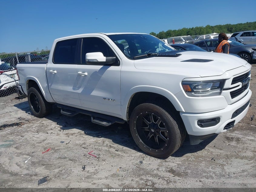 2020 RAM 1500 LARAMIE  4X4 5'7 BOX | 1C6SRFJT9LN370243 | UPCARS