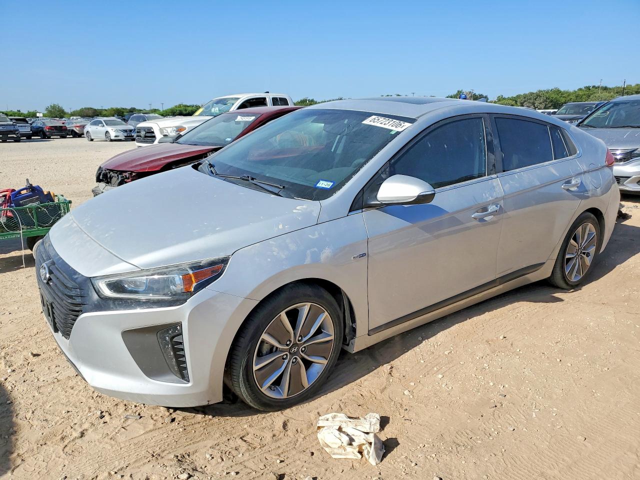 2018 HYUNDAI IONIQ LIMITED | KMHC85LC8JU074832 | UPCARS