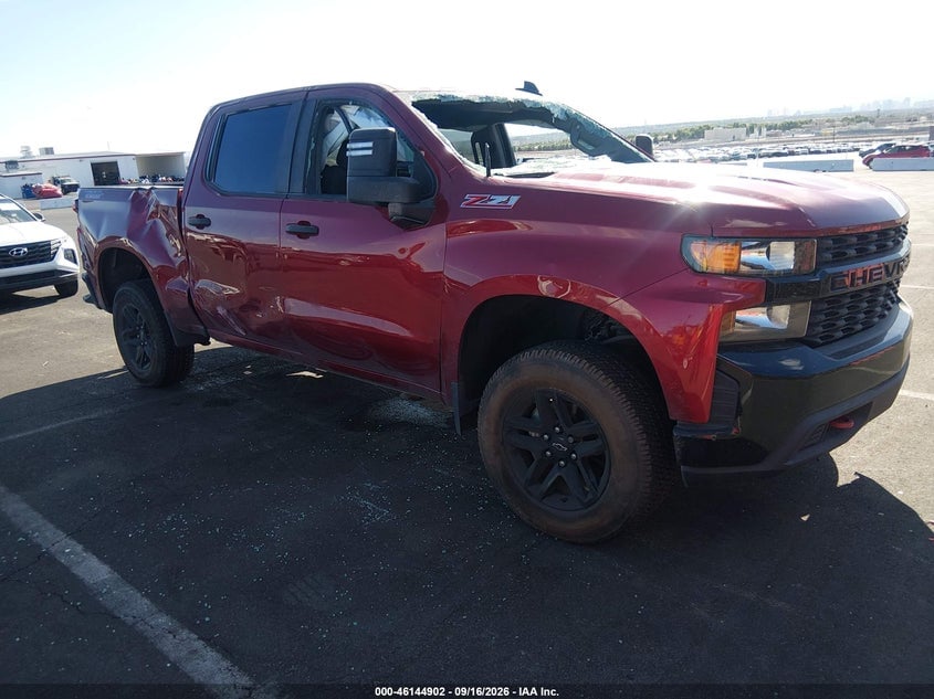 2021 CHEVROLET SILVERADO 1500 CUSTOM TRAIL BOSS | 3GCPYCELXMG123866 | UPCARS