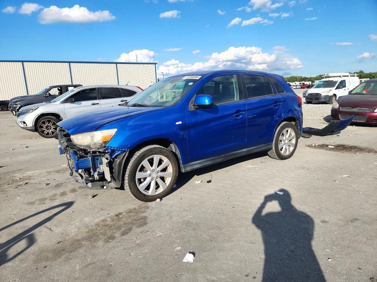 2015 MITSUBISHI OUTLANDER ES | 4A4AP3AW2FE027337 | UPCARS
