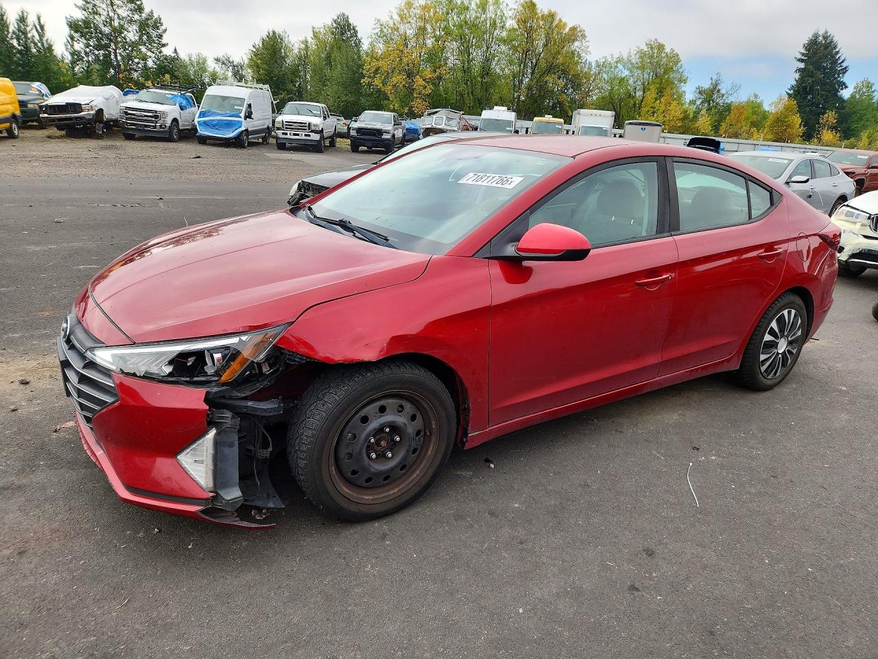 2019 HYUNDAI ELANTRA SEL | KMHD84LF8KU737097 | UPCARS