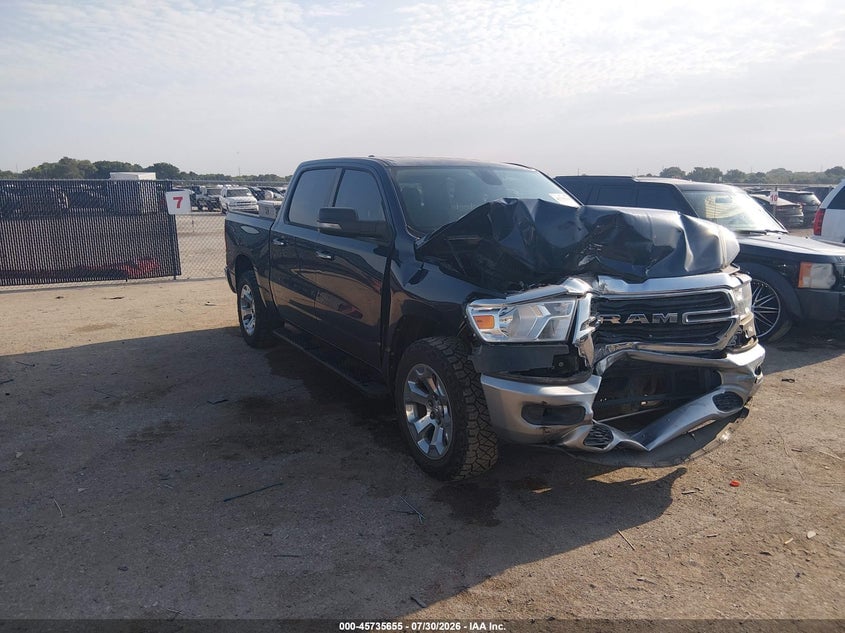 2019 RAM 1500 BIG HORN/LONE STAR  4X4 5'7 BOX | 1C6SRFFT1KN647278 | UPCARS