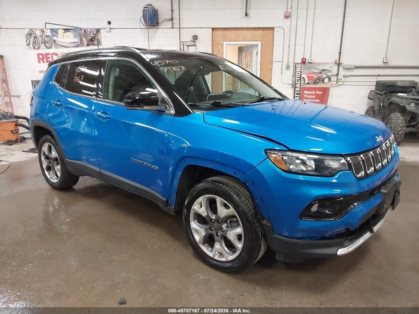 2022 JEEP COMPASS LIMITED 4X4 | 3C4NJDCB0NT123458 | UPCARS