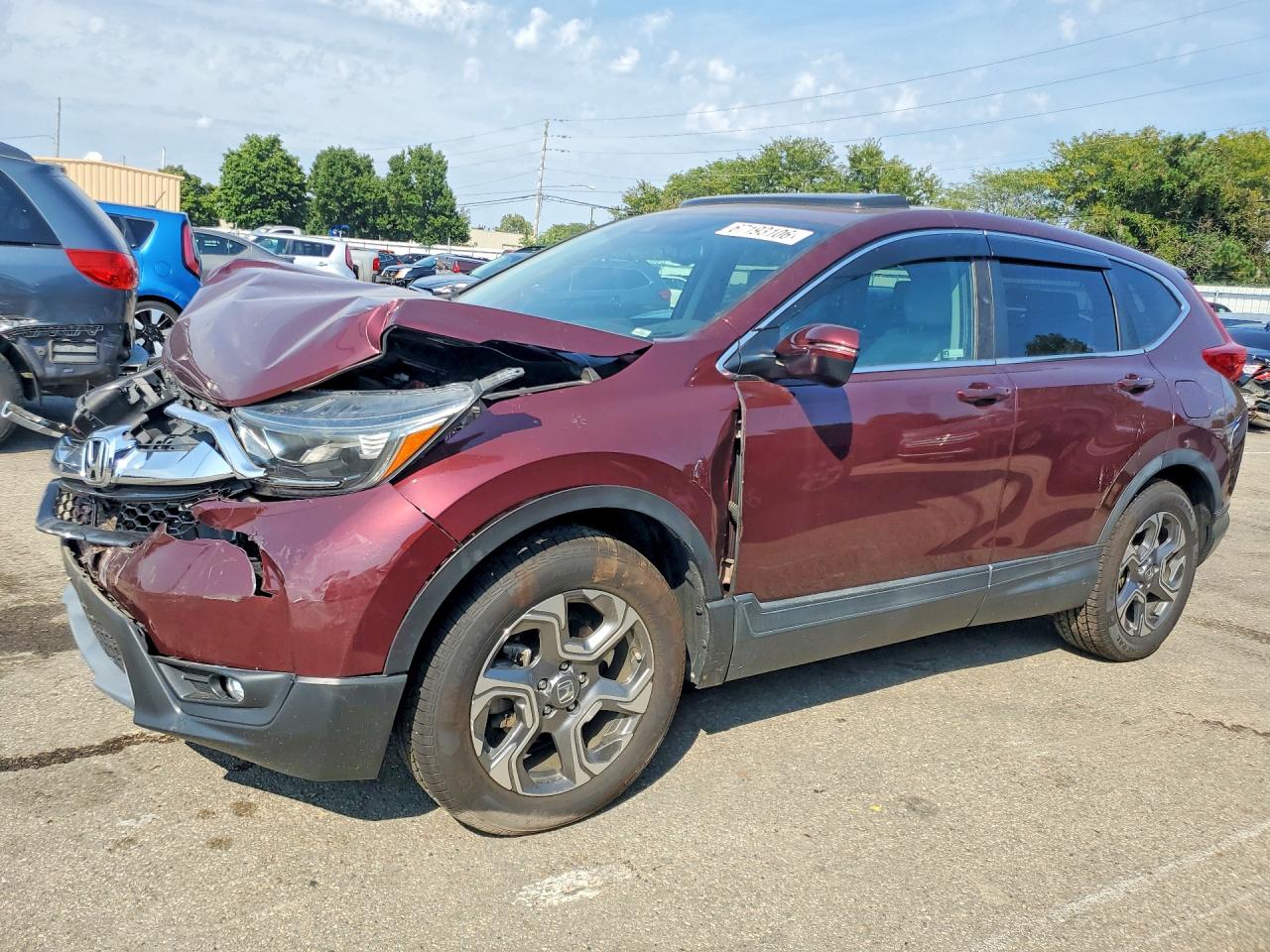 2019 HONDA CRV EXL | 5J6RW2H8XKL000966 | UPCARS