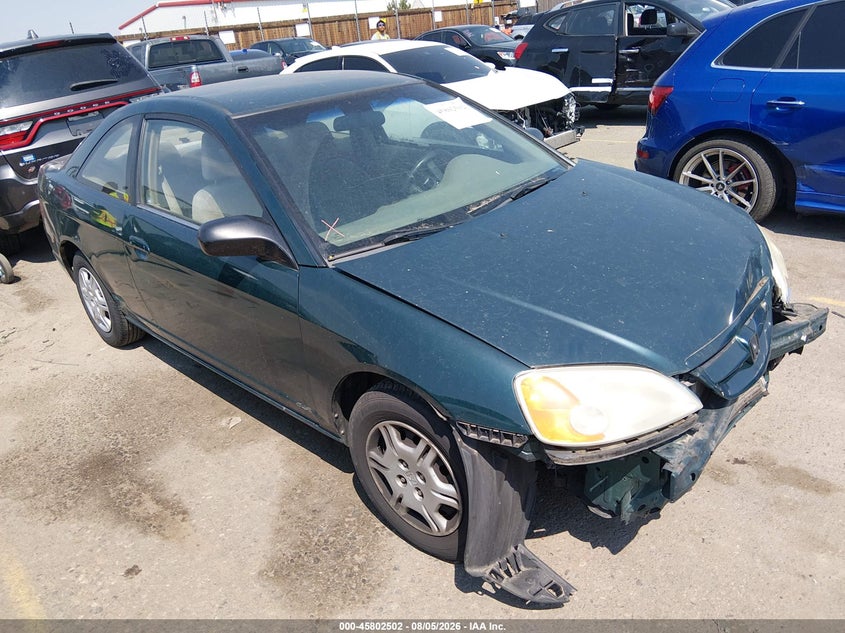 2002 HONDA CIVIC LX | 1HGEM21522L013139 | UPCARS