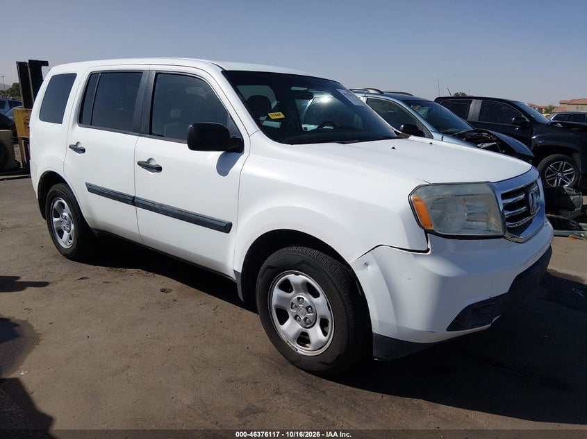 2012 HONDA PILOT LX | 5FNYF3H2XCB005270 | UPCARS