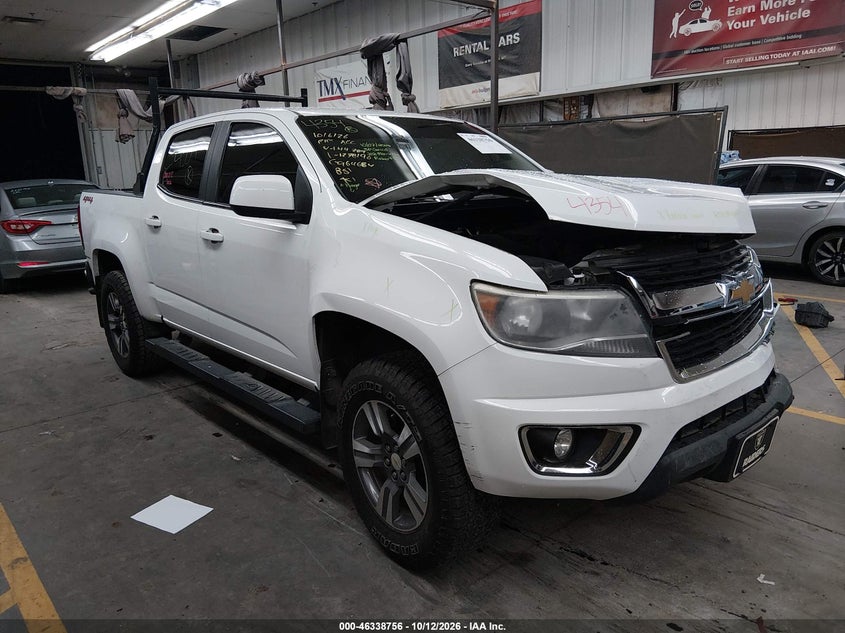 2016 CHEVROLET COLORADO LT | 1GCGTCE30G1144789 | UPCARS