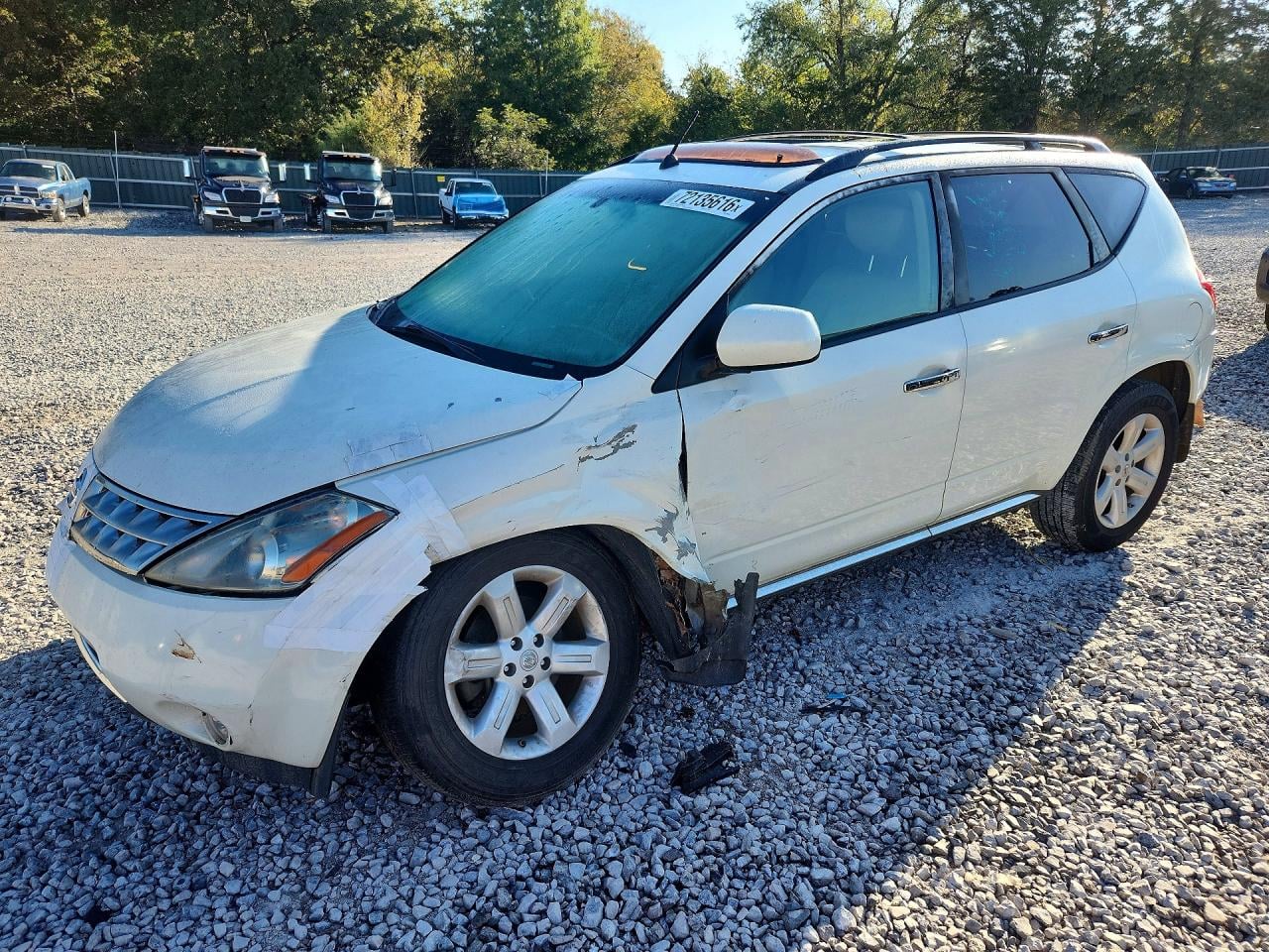 2007 NISSAN MURANO S | JN8AZ08T67W502533 | UPCARS