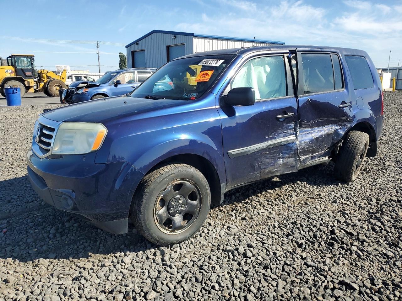 2013 HONDA PILOT LX | 5FNYF4H26DB033588 | UPCARS