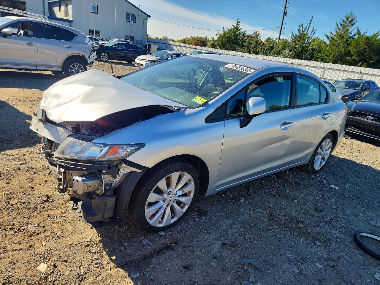 2013 HONDA CIVIC LX | 2HGFB2F54DH566846 | UPCARS