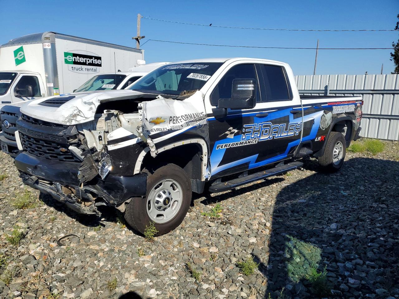 2022 CHEVROLET SILVERADO C2500 HEAVY DUTY | 1GC5WLE7XNF115897 | UPCARS