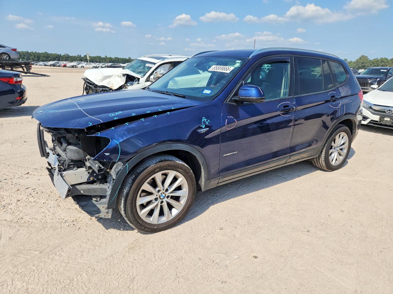 2017 BMW X3 XDRIVE28I | 5UXWX9C5XH0T10491 | UPCARS