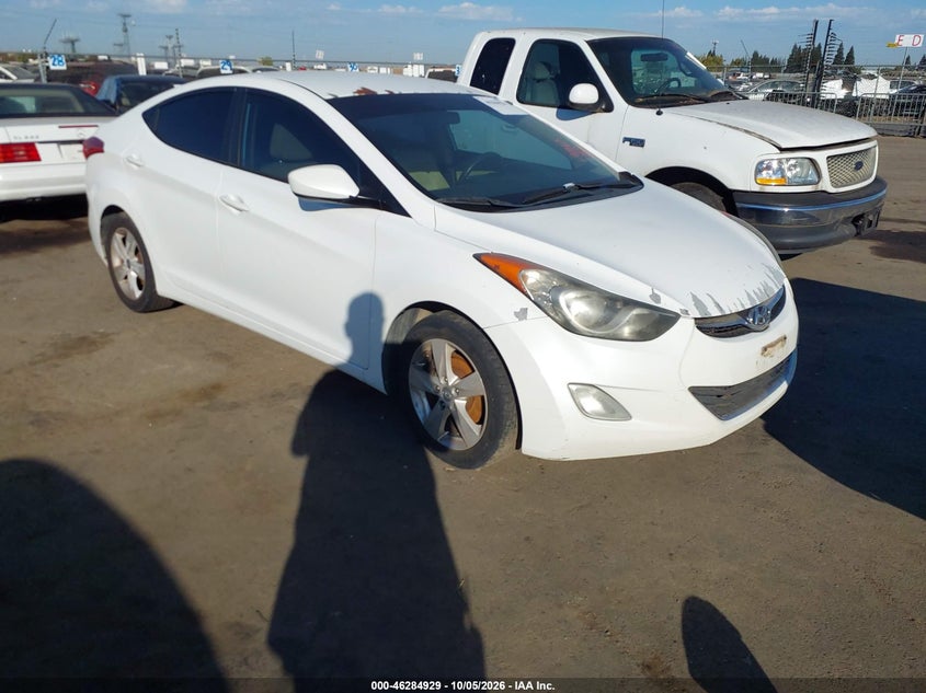 2012 HYUNDAI ELANTRA GLS | 5NPDH4AEXCH141273 | UPCARS