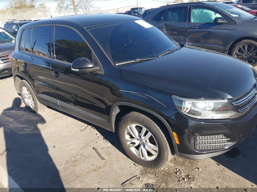 2014 VOLKSWAGEN TIGUAN S | WVGBV3AX6EW625154 | UPCARS