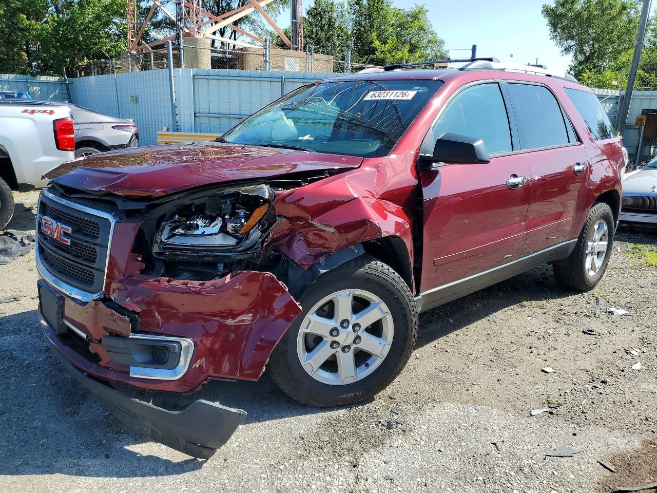 2015 GMC ACADIA SLE | 1GKKRPKD9FJ379224 | UPCARS