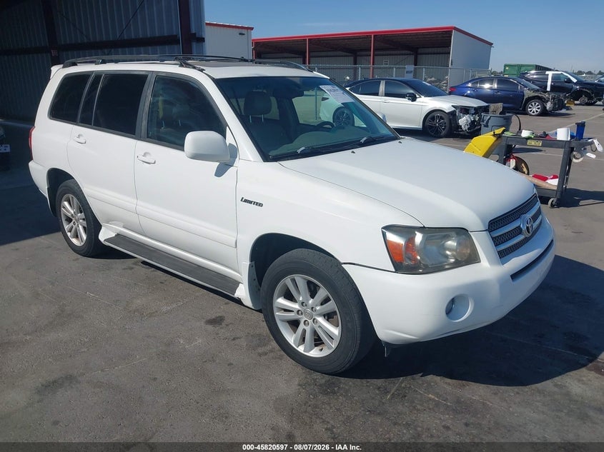 2006 TOYOTA HIGHLANDER HYBRID LIMITED V6 | JTEDW21A860007267 | UPCARS