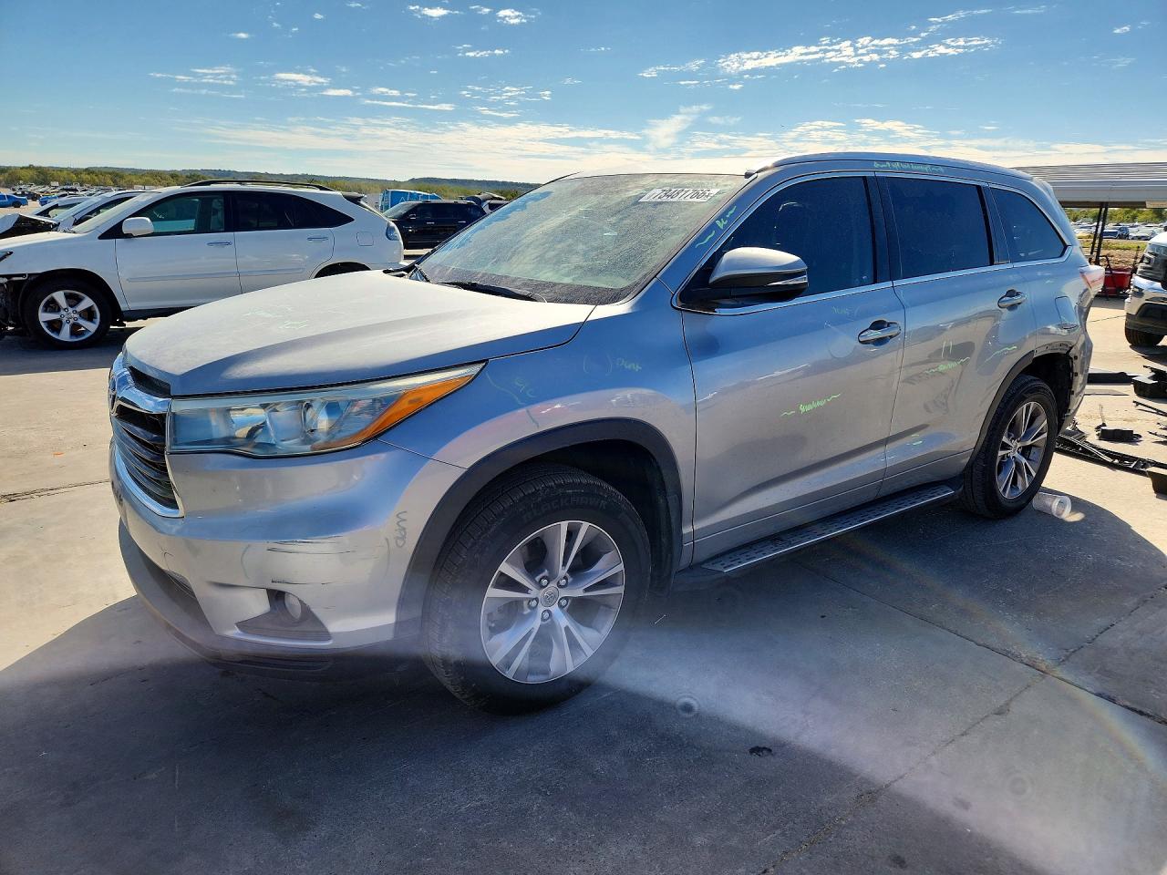 2015 TOYOTA HIGHLANDER XLE | 5TDKKRFH6FS102512 | UPCARS
