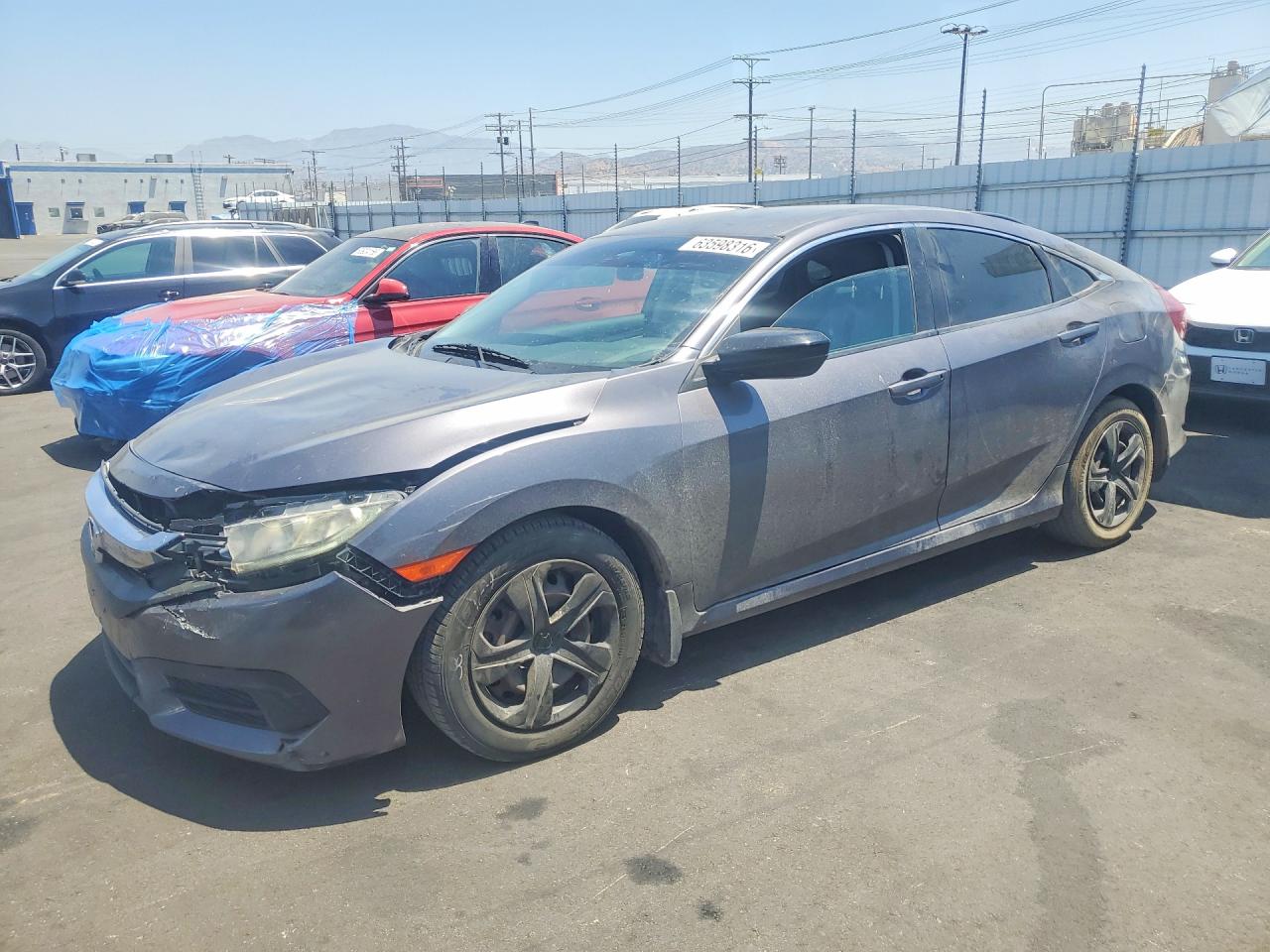 2017 HONDA CIVIC LX | 2HGFC2F55HH534992 | UPCARS