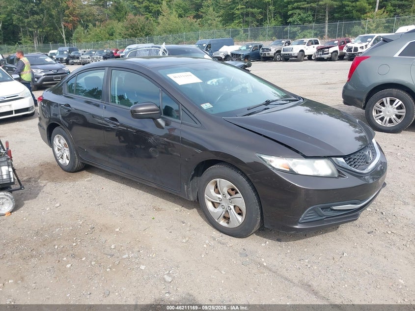 2014 HONDA CIVIC LX | 2HGFB2F56EH531730 | UPCARS