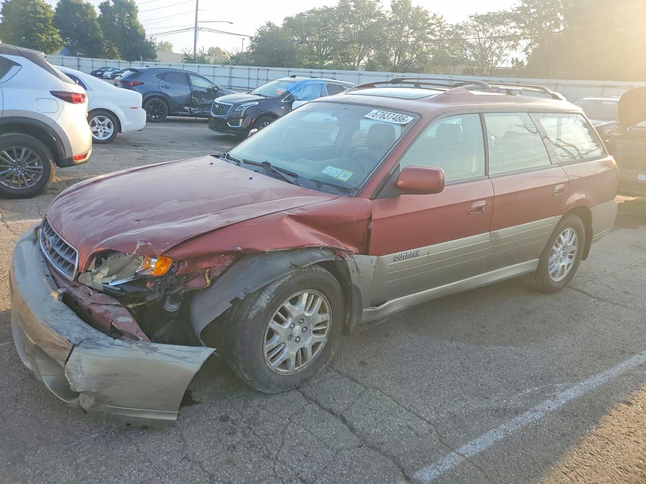 2004 SUBARU LEGACY OUTBACK LIMITED | 4S3BH686847628334 | UPCARS
