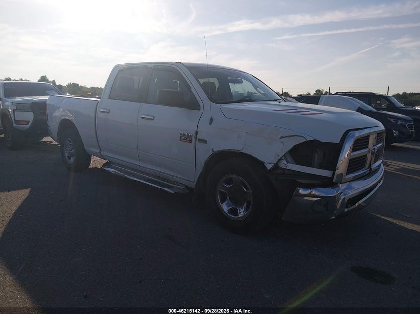 2012 RAM 2500 SLT | 3C6TD4DT0CG114178 | UPCARS