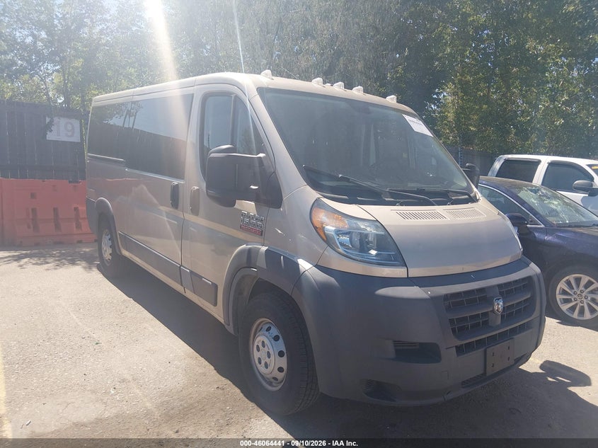 2018 RAM PROMASTER 1500 LOW ROOF 136 WB | 3C6TRVAG1JE153434 | UPCARS