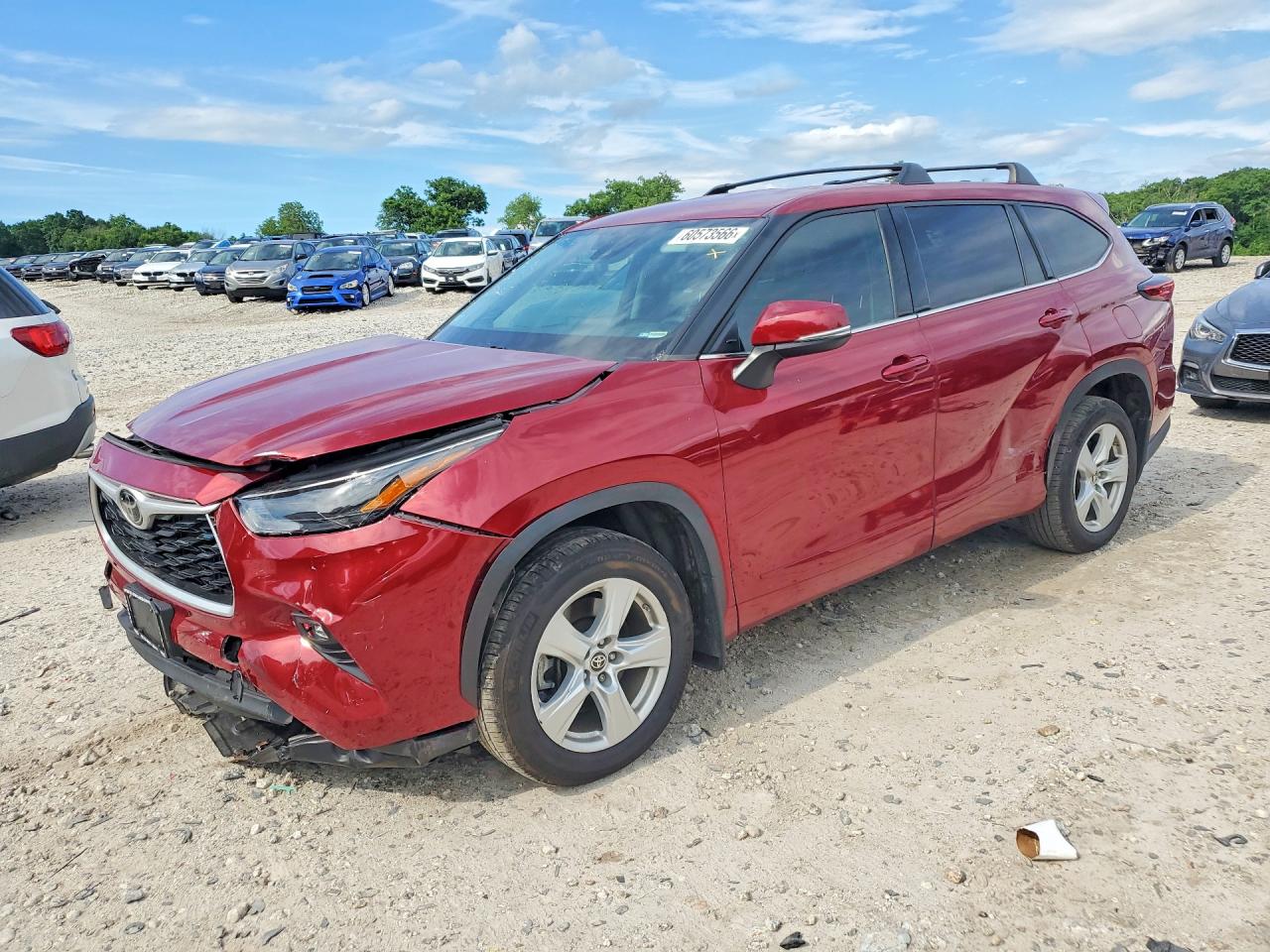 2022 TOYOTA HIGHLANDER LE | 5TDBZRBH3NS582878 | UPCARS