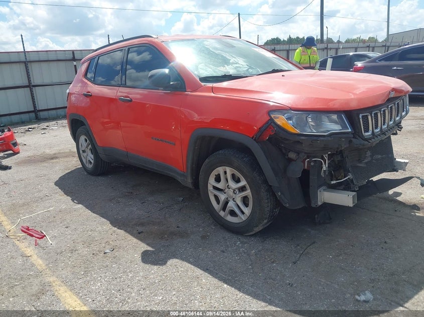 2018 JEEP COMPAS SPORT FWD | 3C4NJCAB9JT204515 | UPCARS