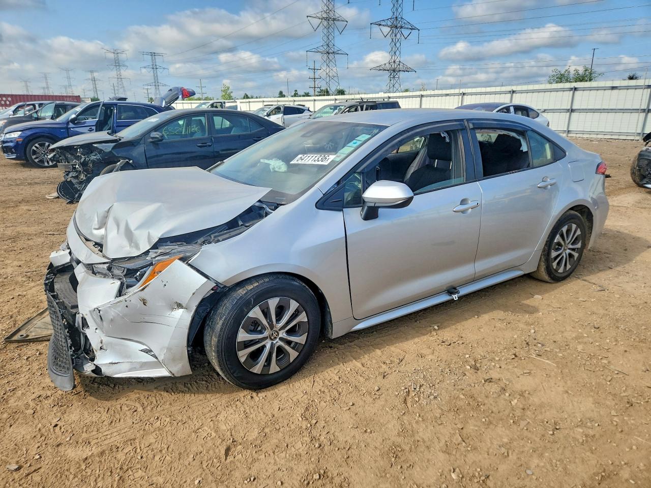 2022 TOYOTA COROLLA LE | JTDEAMDE7NJ049164 | UPCARS