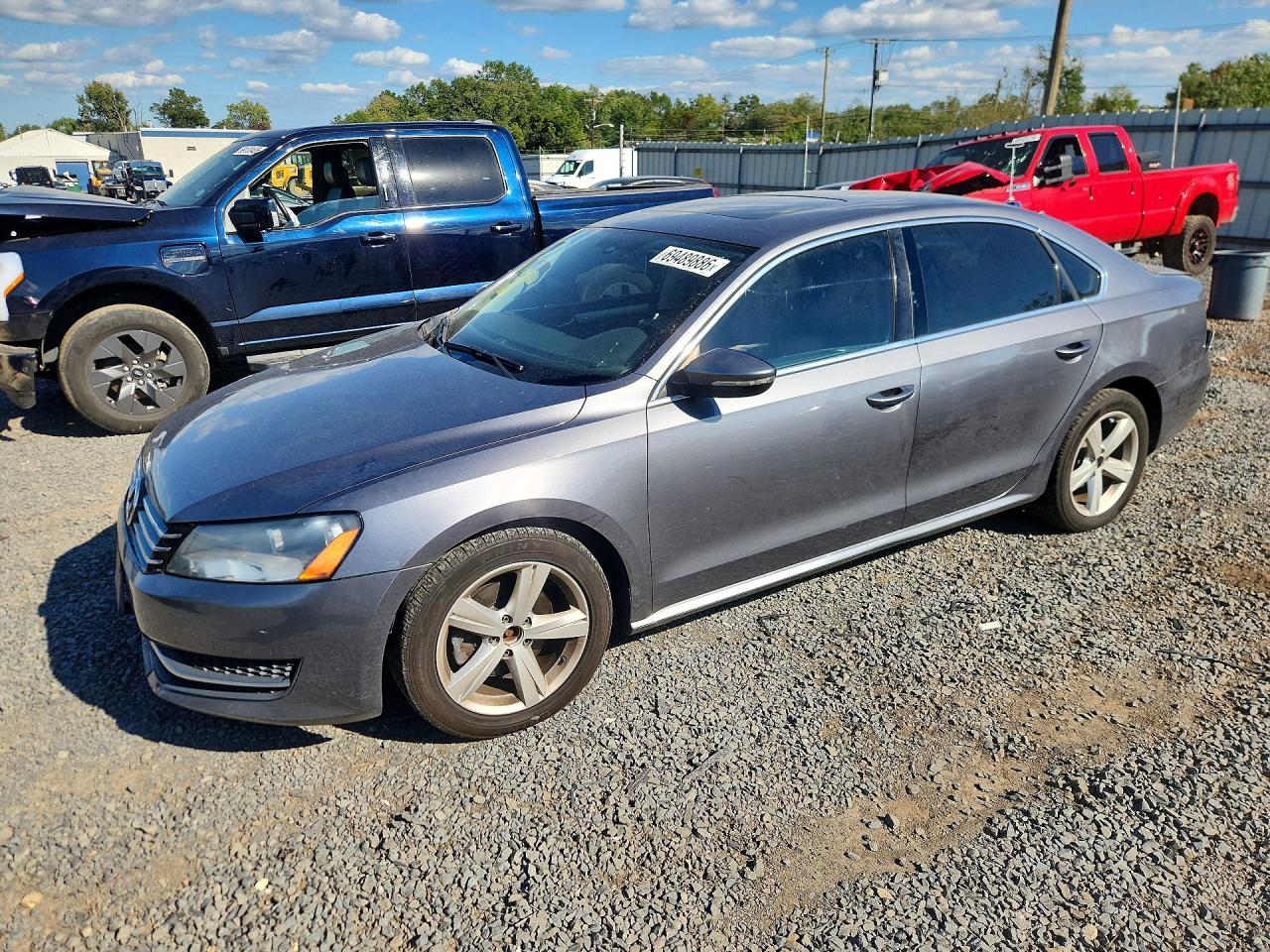 2012 VOLKSWAGEN PASSAT SE | 1VWBP7A33CC063065 | UPCARS