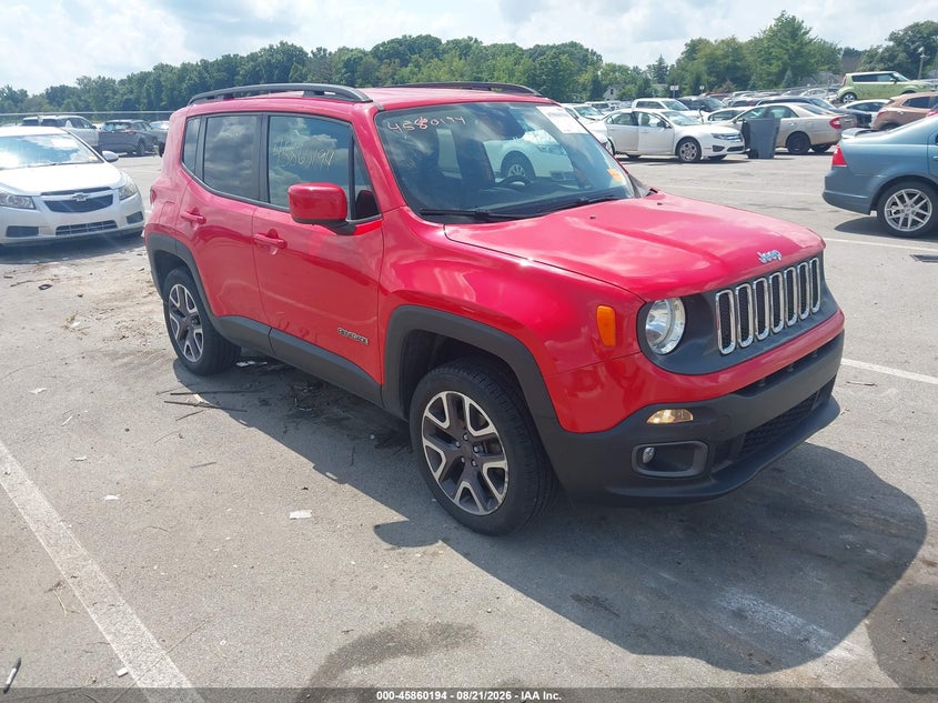 2016 JEEP RENEGADE LATITUDE | ZACCJBBT4GPD70336 | UPCARS