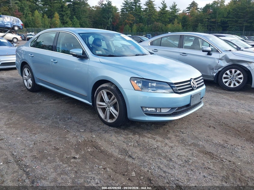 2012 VOLKSWAGEN PASSAT 2.0L TDI SE | 1VWBN7A38CC044565 | UPCARS