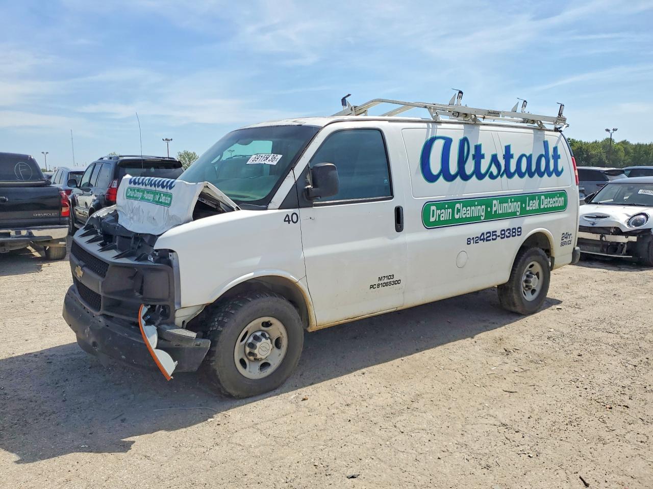 2014 CHEVROLET EXPRESS CARGO DELIVERY VAN | 1GCWGFBA1E1185031 | UPCARS