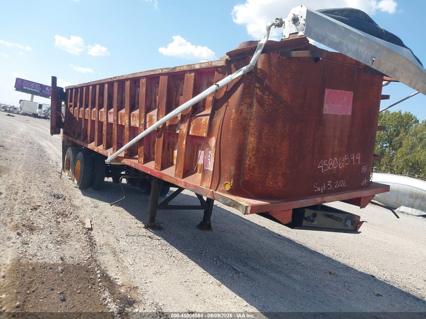 1997 BORCO EQUIPMENT CO INC DUMP TRAILER | 1B9DS292XVP313008 | UPCARS