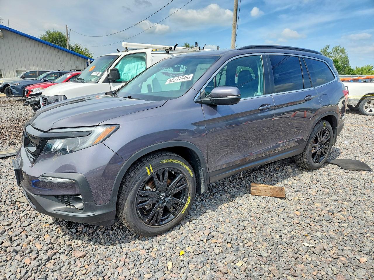 2022 HONDA PILOT SE | 5FNYF6H29NB005913 | UPCARS