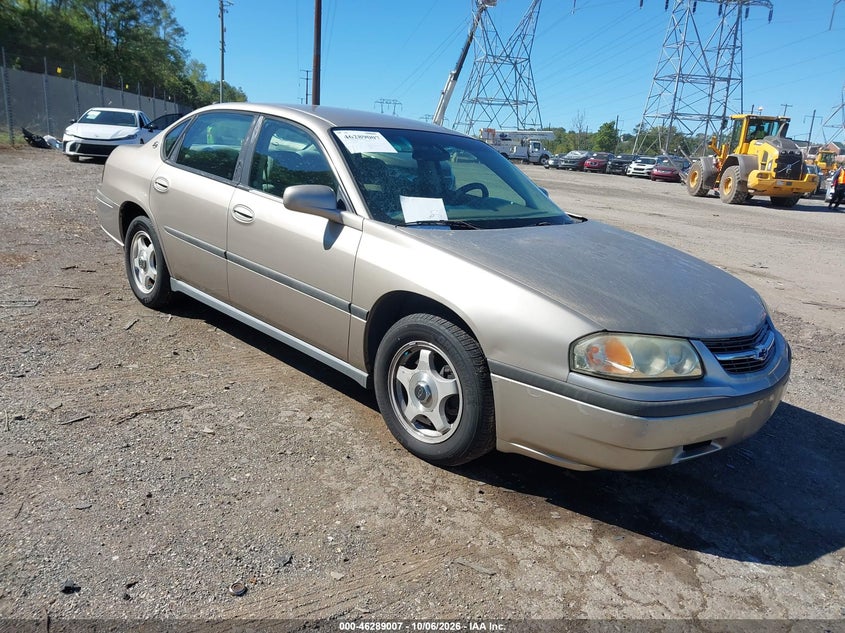 2003 CHEVROLET IMPALA | 2G1WF52E639306606 | UPCARS