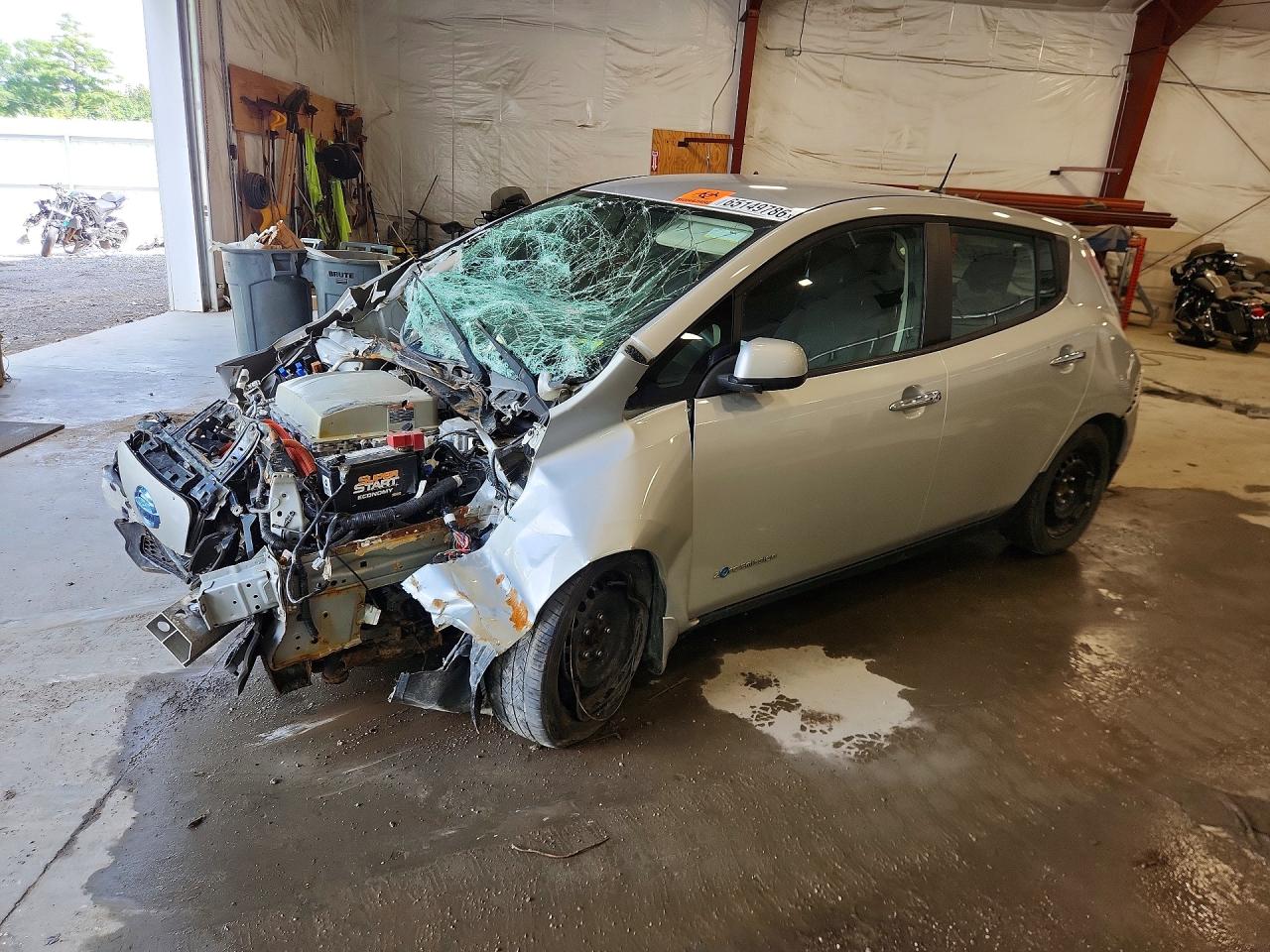 2017 NISSAN LEAF S | 1N4BZ0CP8HC309934 | UPCARS