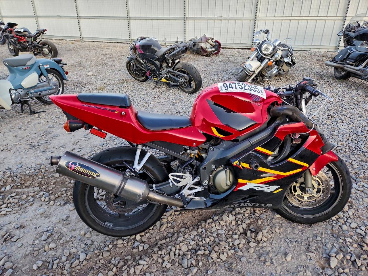 2001 HONDA CBR CYCLE F4 | JH2PC35071M207616 | UPCARS