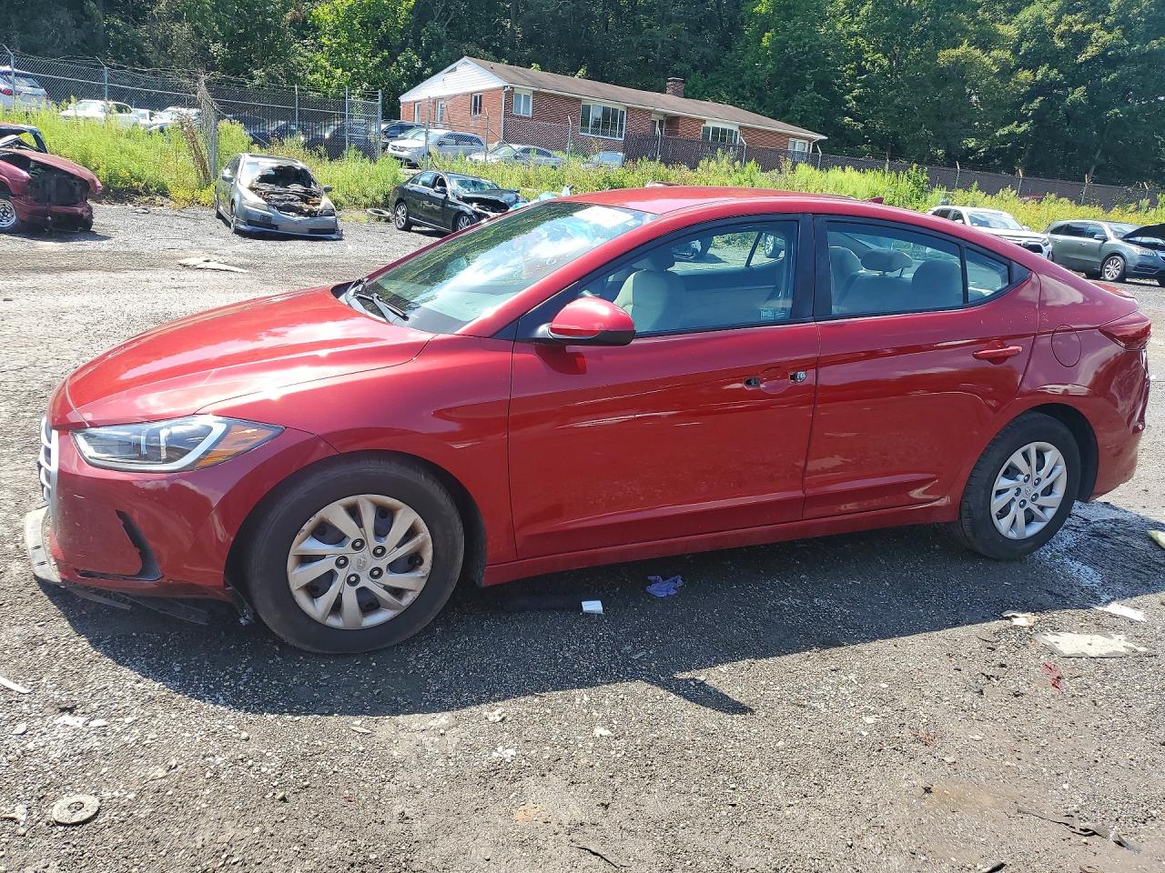 2017 HYUNDAI ELANTRA SE | KMHD74LF7HU357440 | UPCARS